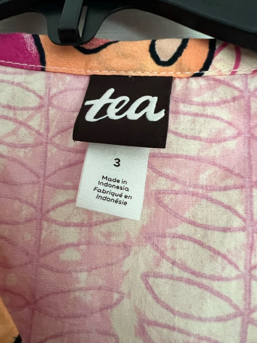 Tea Collection Pink Cotton Dress with Butterfly Print.  Size 3T.  NWOT - Picture 3 of 5